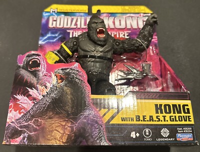 KONG w/ BEAST Glove 6” Figure Godzilla X Kong The New Empire 2024 Playmates-image