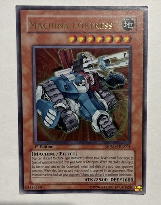 Yugioh TCG Machina Fortress SDMM-EN001 Ultra Rare 1st Edition-image