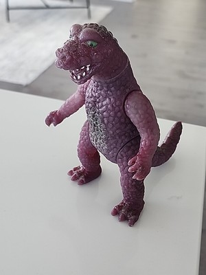 Vintage 1987 Soma Godzilla Monster Red Dinosaur 6.5