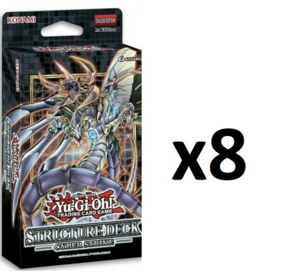 Yu-Gi-Oh! 1st Ed Cyber Strike Structure Deck DISPLAY Box (8 Decks) NEW SEALED!!-image