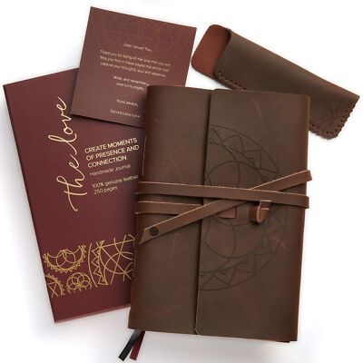 Leather Journal for Women and Men + Pen Holder | 8