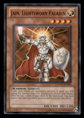 Yugioh Jain, Lightsworn Paladin #SDDC-EN020 Structure Deck: Dragons Collide LP-image