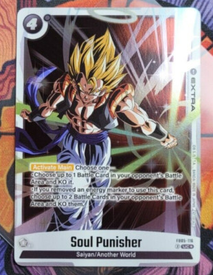 Soul Punisher FB05-116 SS Gogeta	Tournament Promo Prize Dragon Ball Card Fusion-image