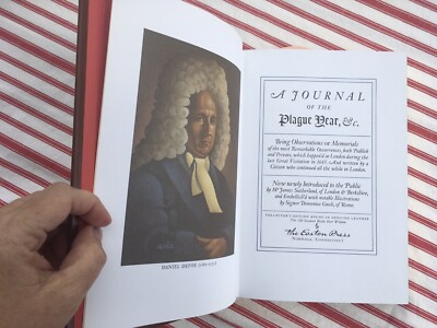 Daniel Defoe, Journal Of The Plague Year, Eaton Press, Leather Collector’s Ed-image
