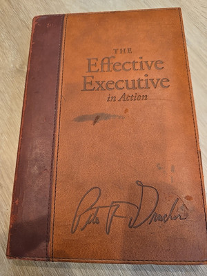 The Effective Executive in Action by Peter Drucker, Journal, Faux Leather-image