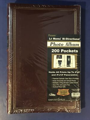 Pioneer BTA204L2 Bonded Leather 200 Pocket Photo Album 4