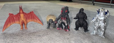 Mixed Lot Of 5 Godzilla Figures 3