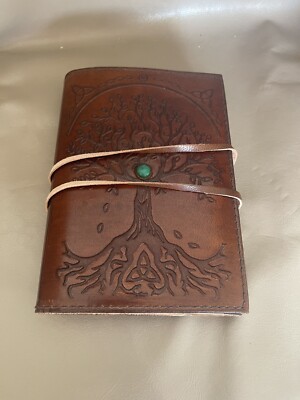 Tree Of Life Leather Bound Journal Blank (Z3)-image