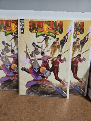 Godzilla Vs Mighty Morphin Power Rangers II #2 Cover B - Free Ship -image