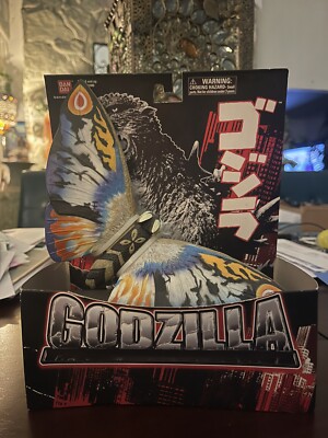 Mothra Bandai Classic Godzilla Figures Rainbow Mothra NIB 2010-image