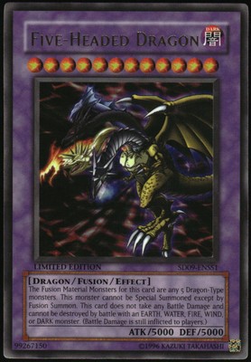 Yu-Gi-Oh! - Five-Headed Dragon 2006 SD09-ENSS1 Ultra Rare Limited Edition-image