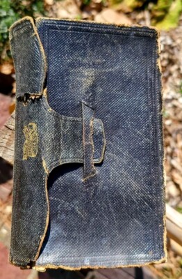 2 Antique 1879 Diaries Athens OH Bates Church Teacher Homemaker Mayhugh Diary -image