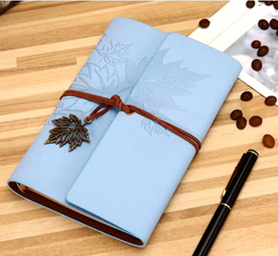 A5 A6 A7 Travelers Vintage Notebook PU Leather Blank Kraft Diary Note Book Journ-image