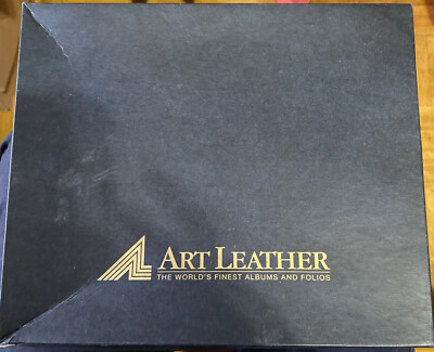 Vintage Wedding Album Our Children Wedding Leather White Cream Pre Own Condition-image