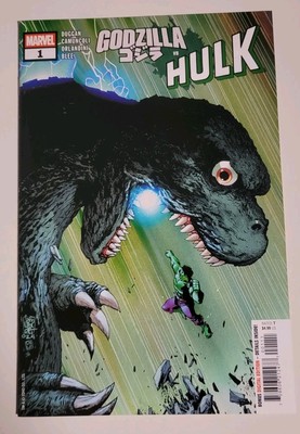 GODZILLA VS. HULK #1 04/16/2025 VF+ MAIN COVER MARVEL COMICS-image