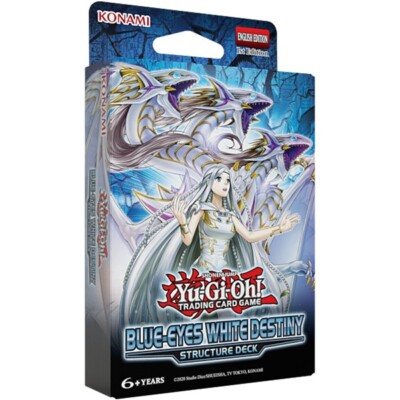 Yu-Gi-Oh: Blue-Eyes White Destiny Structure Deck Display. New. -image