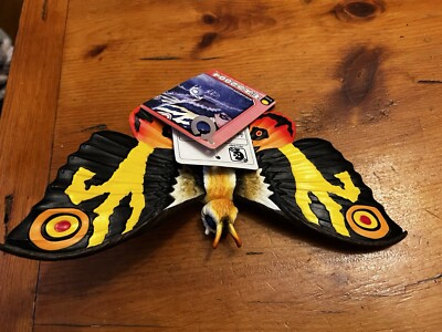 Bandai Movie Monster Series Mothra Adult 2005 Toho Godzilla 9.5” Wingspan NWT-image