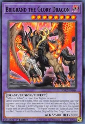 Yugioh! Brigrand the Glory Dragon - SDAZ-EN044 - Common - 1st Edition Near Mint,-image