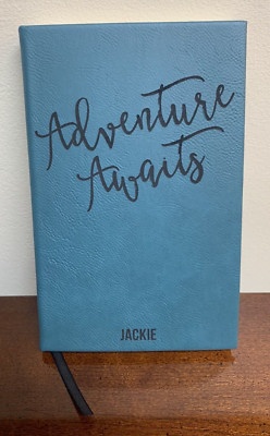 New Adventure Awaits Personalized Name Jackie Notebook Journal Lined Pages-image