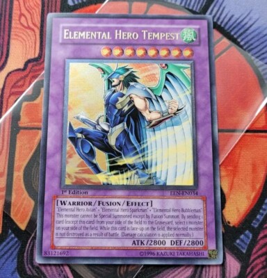 ✨Elemental Hero Tempest UTR Ultimate 1st	EEN-EN034	Yugioh Card English-image