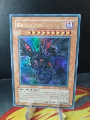 Yu-Gi-Oh! TCG Red-Eyes Darkness Dragon Structure Deck SD1-EN001 Unlimited Ultra-image