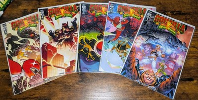 Godzilla vs. Mighty Morphin Power Rangers II Complete Set 1-5 IDW Mechagodzilla-image