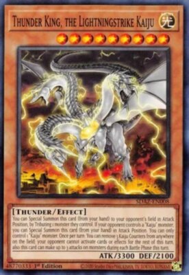 Yugioh! Thunder King, the Lightningstrike Kaiju - SDAZ-EN008 - Common - 1st Edit-image