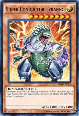Super Conductor Tyranno - SR04-EN005 - Common - Unlimited Edition - Lightly Play-image