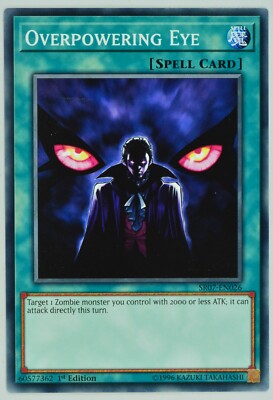 Yugioh! Overpowering Eye SR07-EN026 Common 1st Edition-image