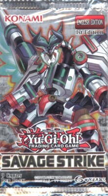 Yu-Gi-Oh Cards - Savage Strike - Booster Pack (9 Cards) - New Factory Sealed-image