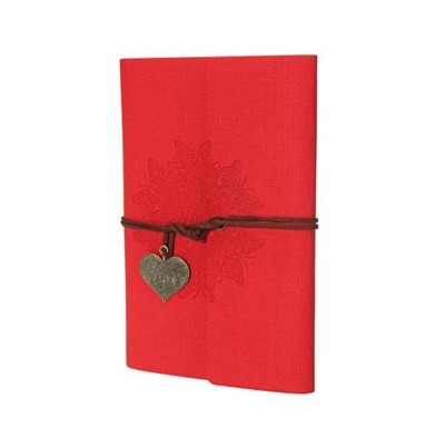 Faux Leather Writing Journal Classic Spiral Bound Notebook Refillable A6 Diary -image