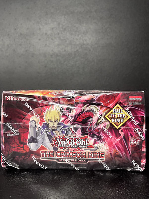 Konami Yu-Gi-Oh! TCG The Crimson King FACTORY SEALED DISPLAY-image