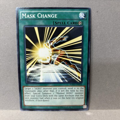 Yu-Gi-Oh! TCG Mask Change SDHS-EN022 Structure Deck: HERO Strike LP-image