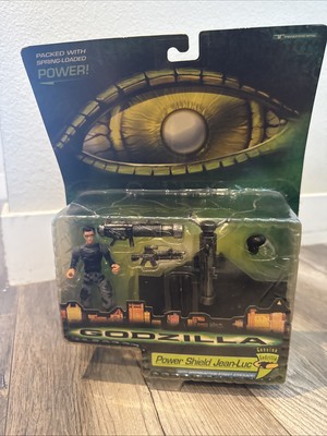 Godzilla Power Shield Jean-Luc Action Figure Vintage 1998 Trendmasters Sealed -image