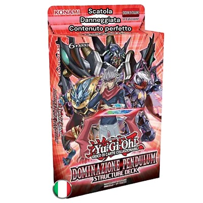 yu gi oh Structure Deck Domination Pendulum 1st Ed ITA Sdpd Yugioh Deck Lot-image