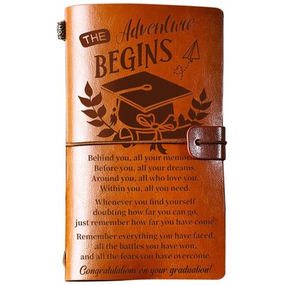 PRSTENLY Graduation Gifts Leather Journal Graduation Gifts for Her Him 140 Pa...-image