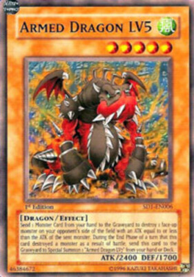 Armed Dragon LV5 - SD1-EN006 - Common - 1st Edition LP YuGiOh!  Structure Deck: -image