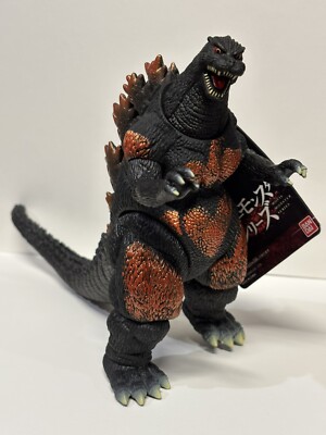 bandai Burning Godzilla figure 2023 6” Soft Vinyl 3pts Articulation New W/ Tags-image