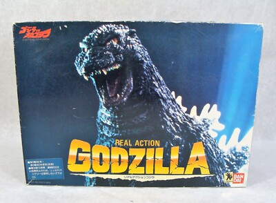 BANDAI 1993 REAL ACTION GODZILLA FIGGURE BOX ONLY!-image