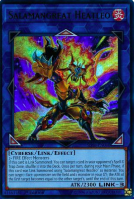 1X NM Salamangreat Heatleo - SDSB-EN040 - Ultra Rare 1st Edition Structure Deck-image