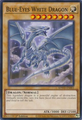 Yugioh! Blue-Eyes White Dragon x3  SDWD-EN003 Structure Deck-image