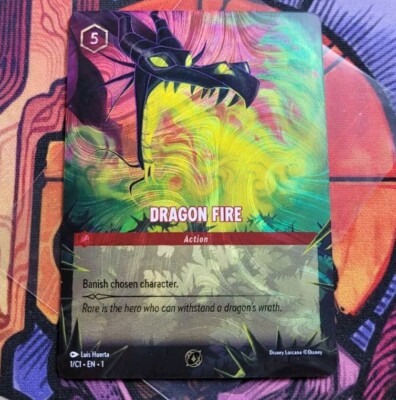 ✨Dragon Fire - Disney Lorcana Promo Cards (DLPC) 1/C1-image