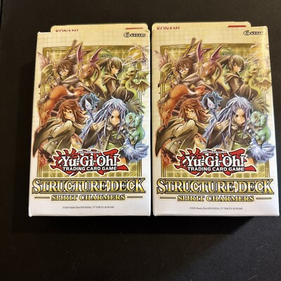 (2) NEW SEALED Yugioh Structure Deck Spirit Charmers 1st Edition English 2020-image