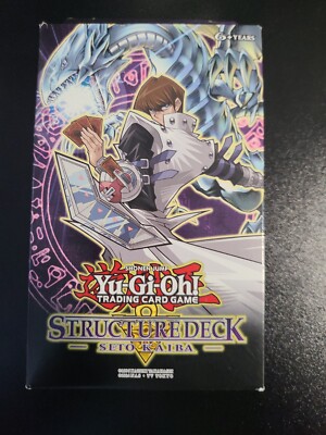 Yugioh Structure Deck Seto Kaiba Unlimited Sealed Brand New Mint Perfect-image