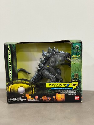 Godzilla Tail Attack Action Figure Tested Toho Bandai 1998  Rare Japan Version-image