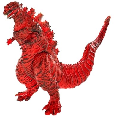 Brand New Fire Shin Godzilla, Movable Joints Action Figures Soft Vinyl Carry Bag-image