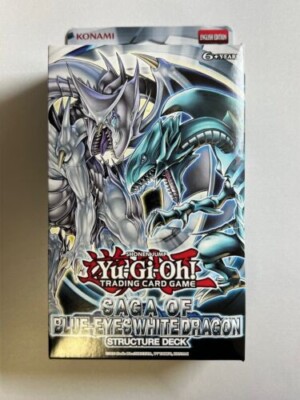 YuGiOh Saga of Blue-Eyes White Dragon Structure Deck Unlimited Edition Sealed-image