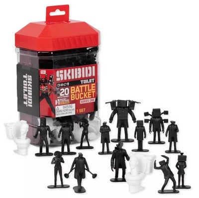 Skibidi Toilet Battle Bucket 20-Figure Set-image
