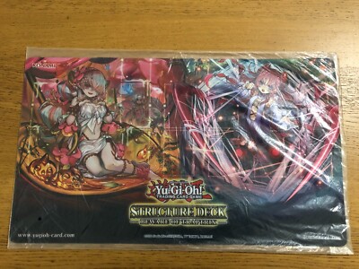 YUGIOH Konami Official Beware Of Traptrix Structure Deck Playmat SEALED-image