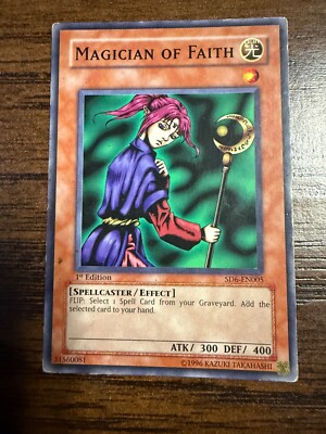 Magician of Faith SD6-EN005 Structure Deck: Spellcaster's Judgment 1st Edition-image